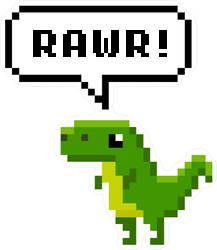 Green dinosaur called Lenny