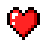Heart pixel art